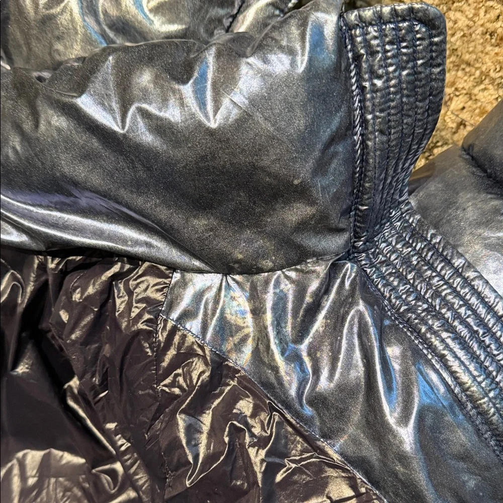Metallic Kids Puffer Jacket